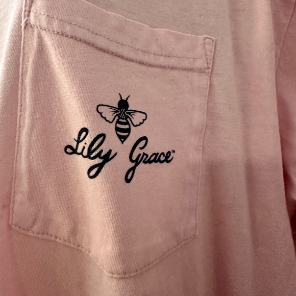 Lily Grace Pregame or Bust Graphic T-Shirt, Pink Tailgate Theme Size XL - Picture 9 of 12